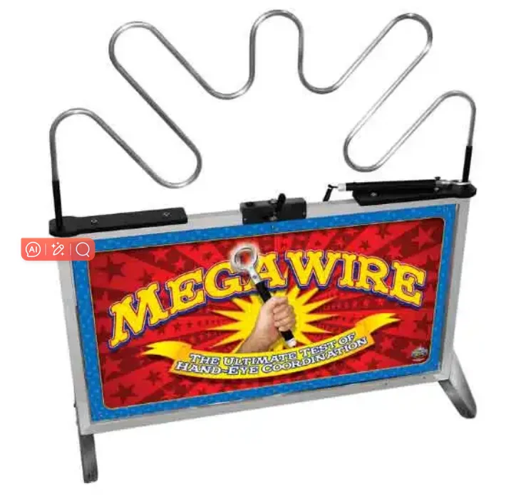 Electric Buzz the Hot Wire Puzzle Set Steady Hand Skill Family Heartbeat Handheld Buzzers Game System for Sale