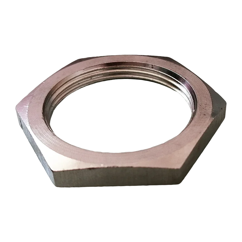 
Stainless steel hard tube hexagonal anti-loosening galvanized pipe lock nut 