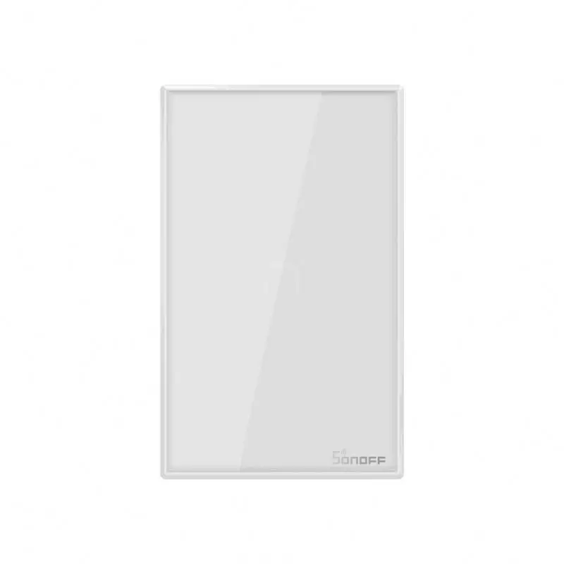 Умный дом SONOFF T2US 1C, Wi-Fi/приложение/RF пульт дистанционного управления, стеклянная панель, сенсорный настенный выключатель, 1 комплект, работает с Alexa Google Home IFTTT