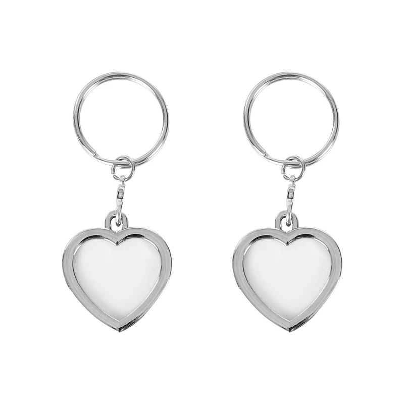 Металлический брелок с двусторонним принтом