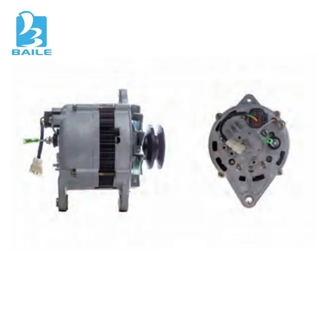 Truck Parts 24V 40A Alternator 12995377210 Fits Excavator Diesel Engine TB175 129953-77210 For Yanmar Alternator Assembly