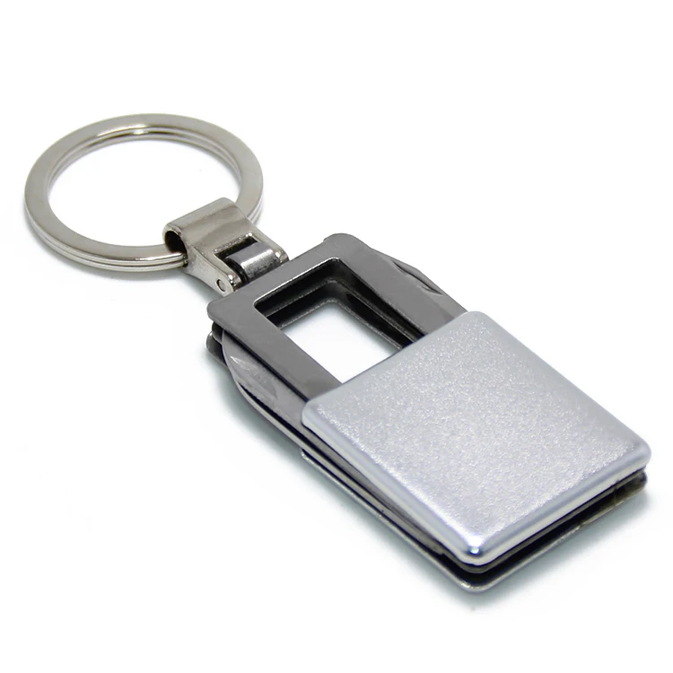 4 in 1 Mini Tools Rule Key Chain Beer Opener Promotional Stainless Steel Metal Bottle Opener Pocket Knife Tools Keychain