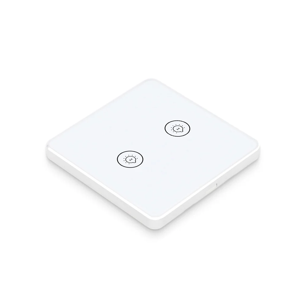 Европейский стандарт 1/2/3/4 кнопочный Wi-Fi BLE Tuya рамка из алюминиевого сплава стеклянная сенсорная панель настенный беспроводной смарт-выключатель
