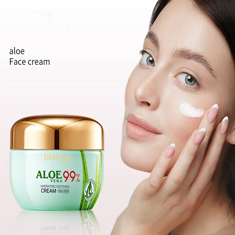 Whitening moisturizing anti wrinkle soothing and moisturizing skin moisturizing cream aloe face cream