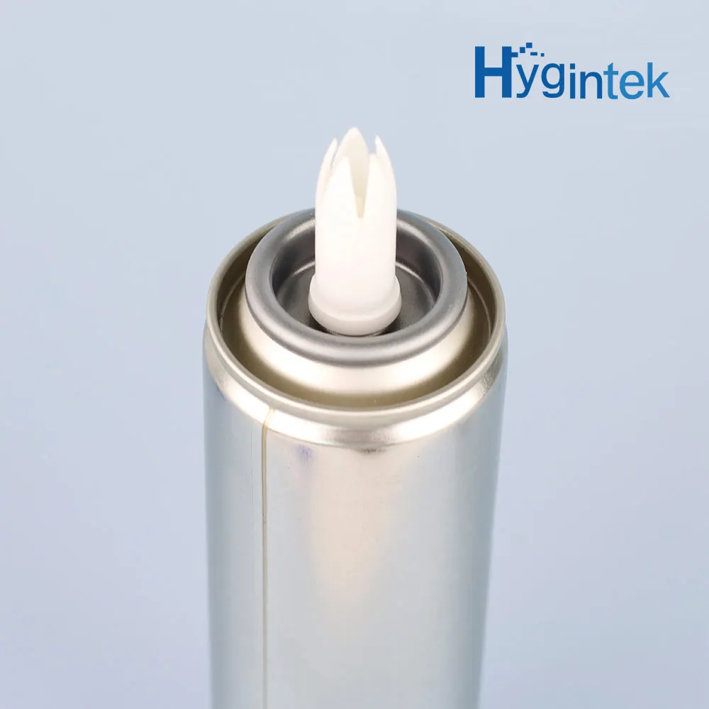 Hot sale Custom Empty Aluminum Aerosol Spray Can with Valve Cream Valve Accessories