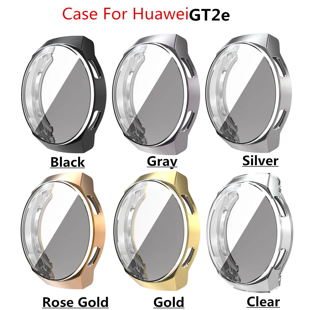 Защитный чехол из ТПУ для Huawei Watch GT 2E защитная рамка Мягкий защитный бампер смарт-часов GT2e
