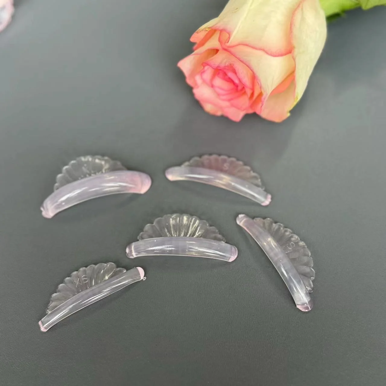 soft silicone lash perm tool Self adhesive lash lift  shield 6pairs reusable for lash lift