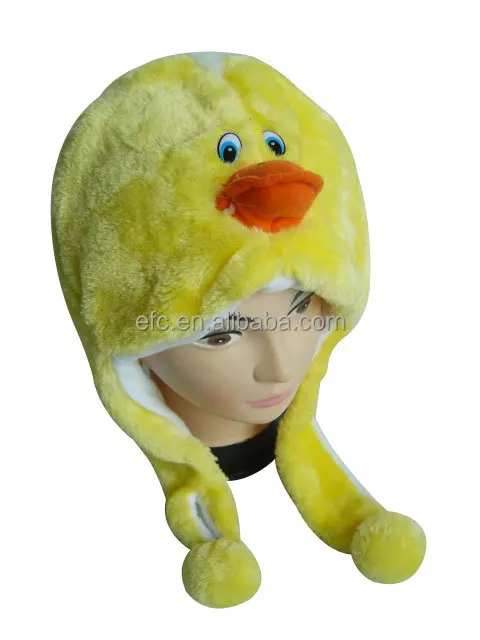Faux Fur Plush Earflap Holiday Hat Ear Moving Unicorn Rabbit Panda Animal Hoodoe Trapper Children Winter Unisex Girl Kids
