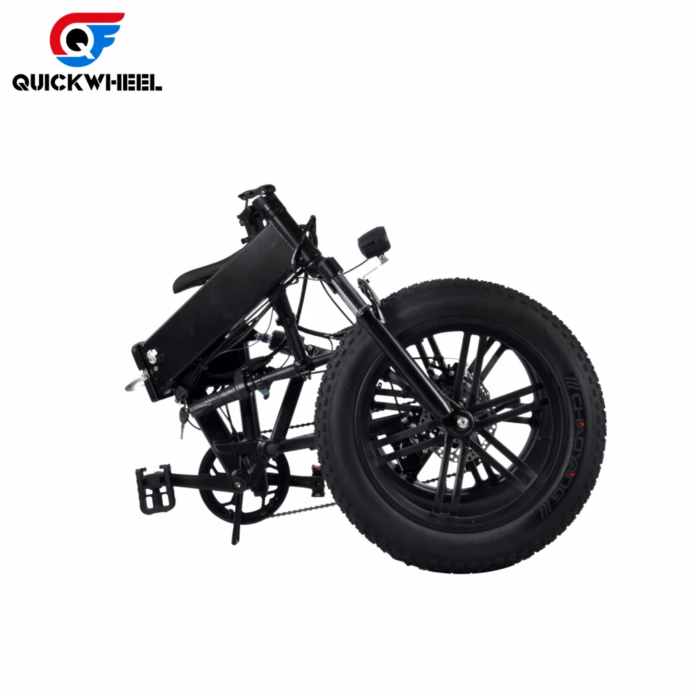 Quickwheel Zero One 500W Fat Tire E Bike 20 Inches Folding Ebike Electric Bicycle Dirt Bike For Sale