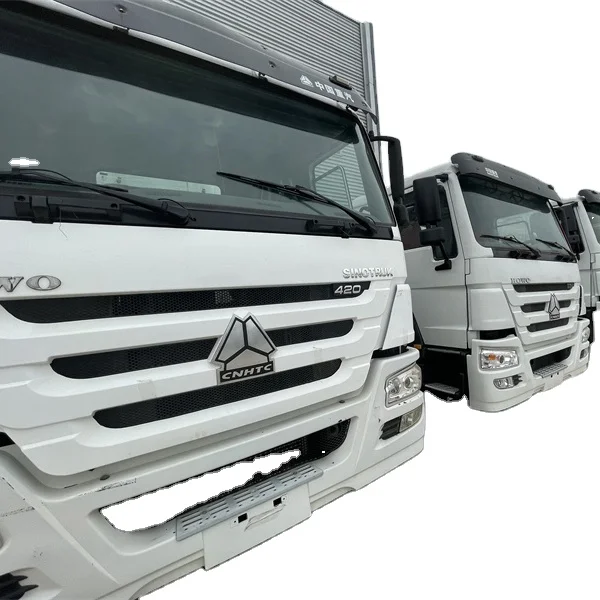 sinotruk howo 10 tires 6x4 375hp 371 used howo truck  tractor truck