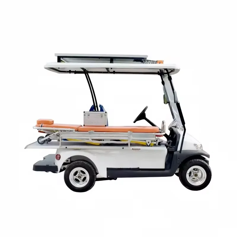 High Quality Mini Ambulance Vehicle Electric Special Transportation 48V 2 Seat Electric Ambulance for Sale