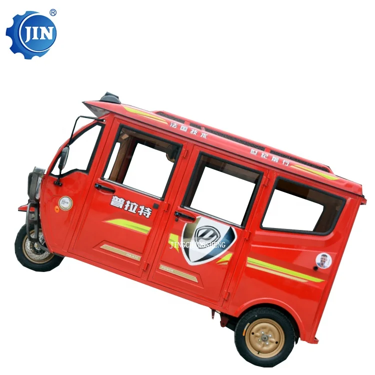 New Electric Tricycle Fully Enclosed Cabin Passenger Three Wheel Tuk Tuk