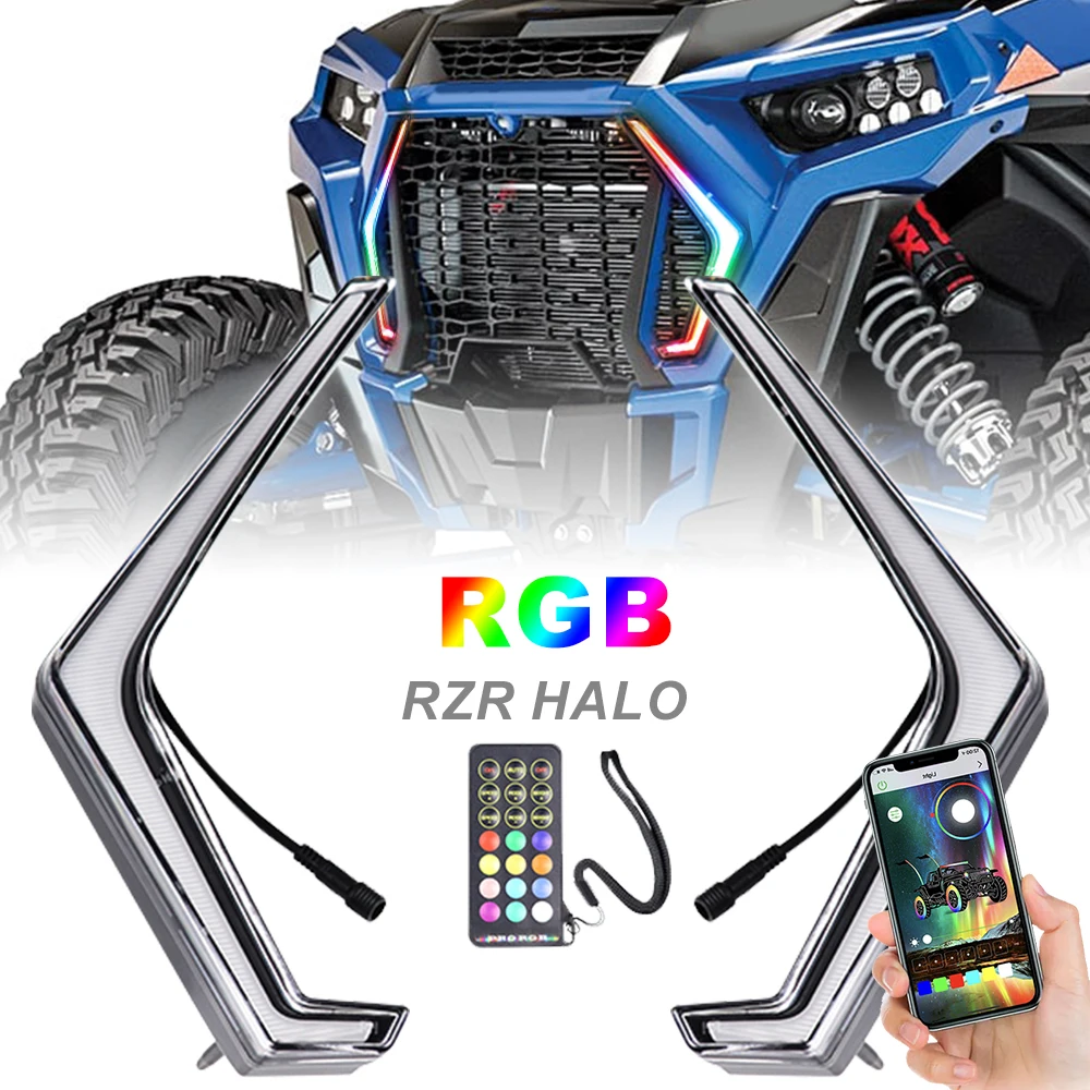 12V IP67 5050SMD Remote APP Control RZR 1000 Turbo Turn Signal Polaris RZR Chase Lights
