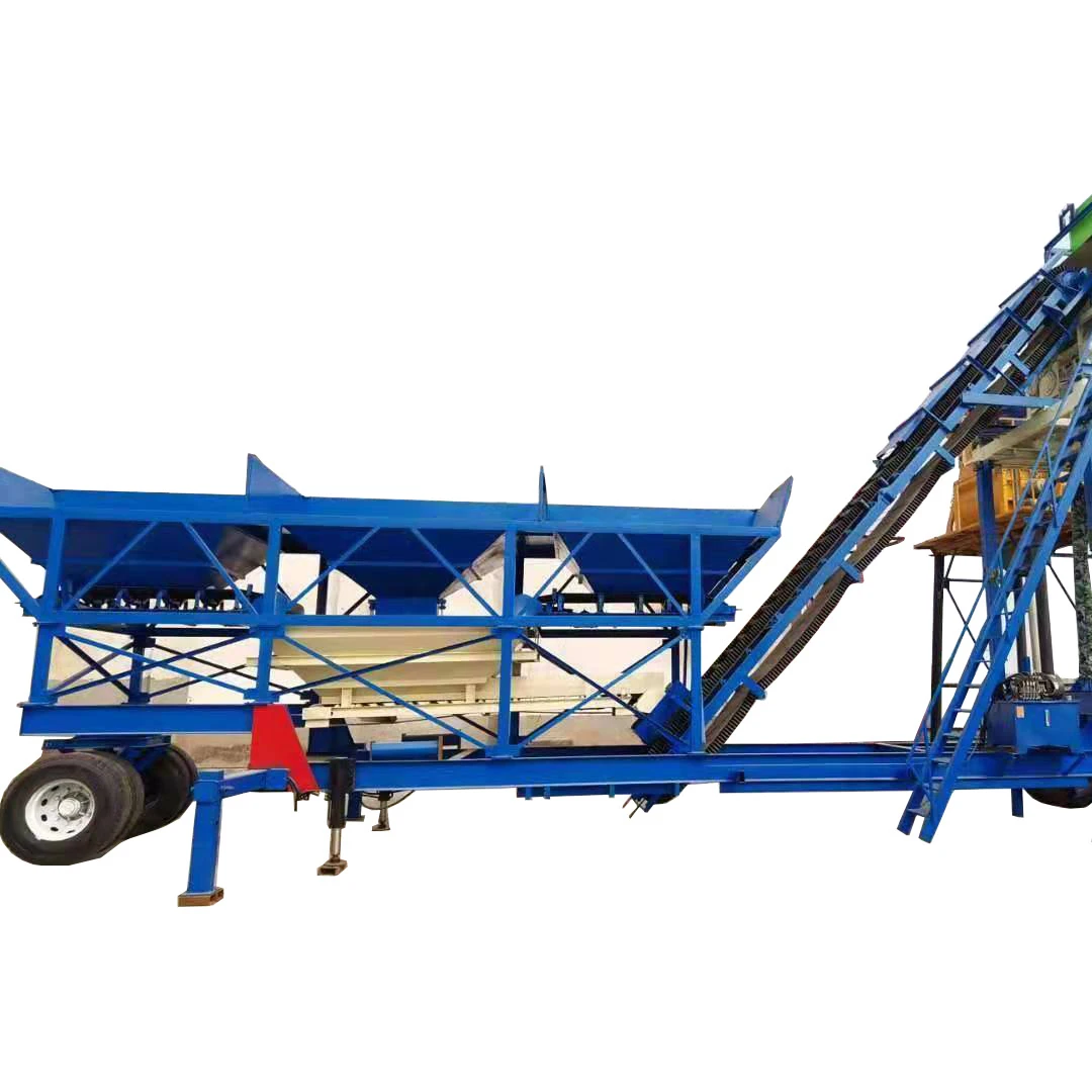 CONCRETE BATCHING PLANT 120 M3  belt conveyor concrete batching mixing machine factory price