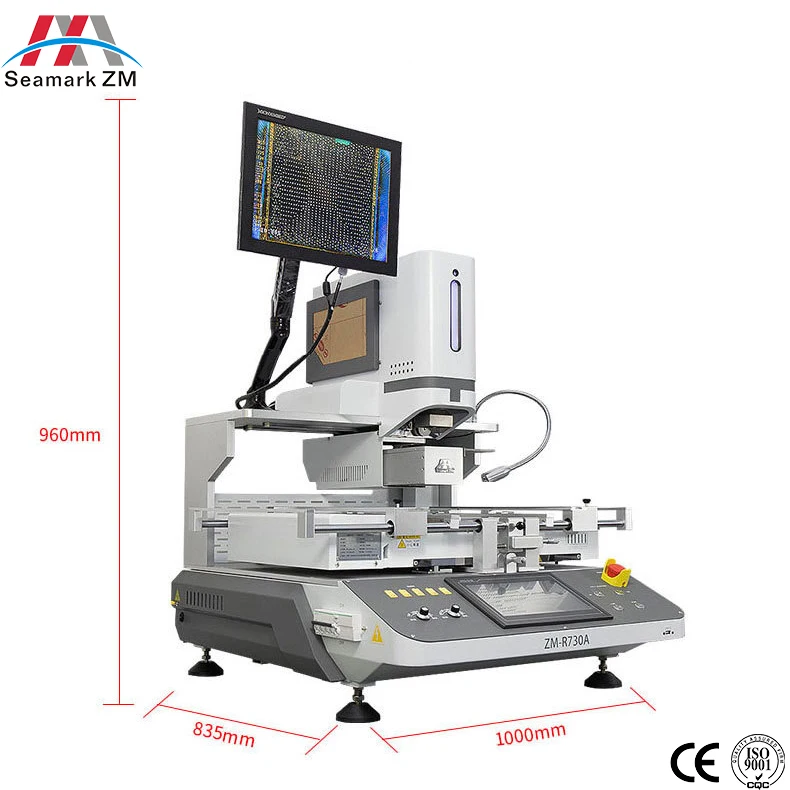 seamark large size intelligent BGA rework station ZM-R730A SMD  for industrial motherboard soldering repairing