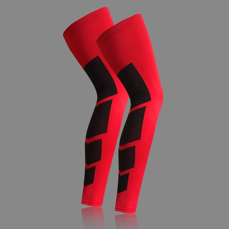 Breathable Elastic Leg Compression Sleeves Knee Sleeves for Basketball Football