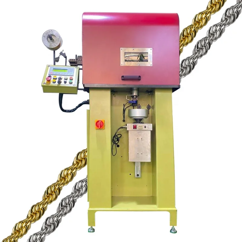 Automatic high-speed rope chain production machine