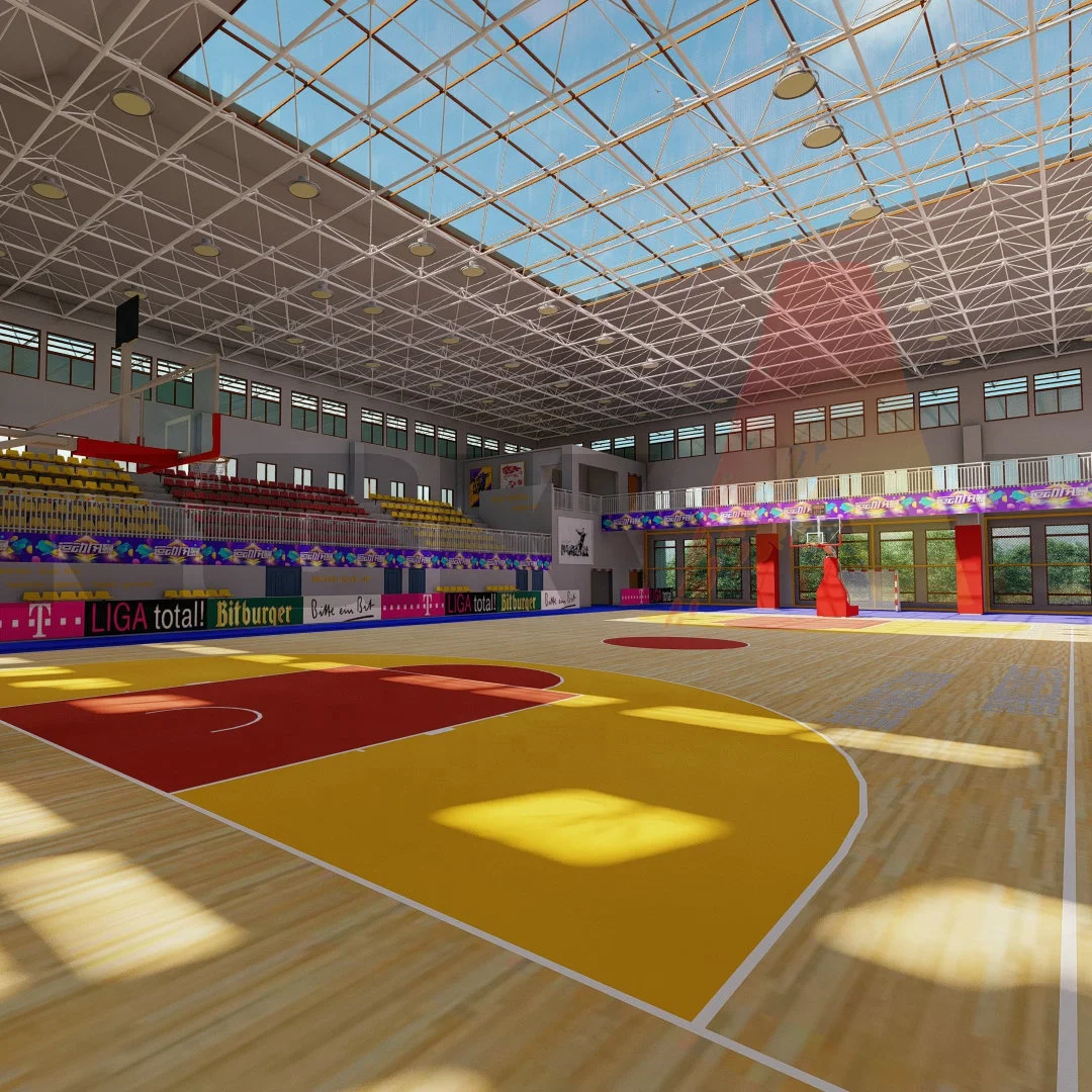 China Supplier Professional Gym birch Wood Sports Flooring For Basketball Court