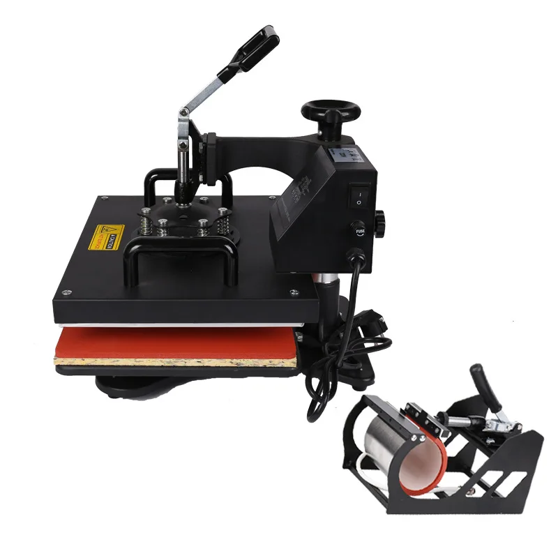 8 в 1 комбинированный термопресс 29x38 см для одежды шляпы чашек тарелок