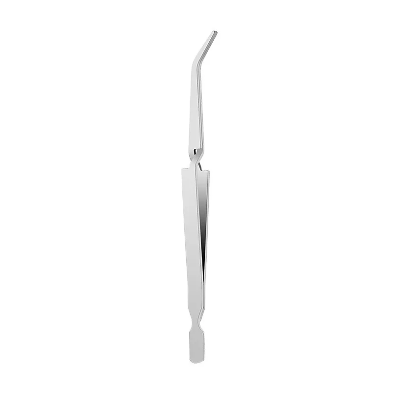 Double Heads Nail Tools Manicure Cuticle Pusher Stainless Steel Poly Gel Nail Tips Tweezers Clip Phototherapy Extended Clip