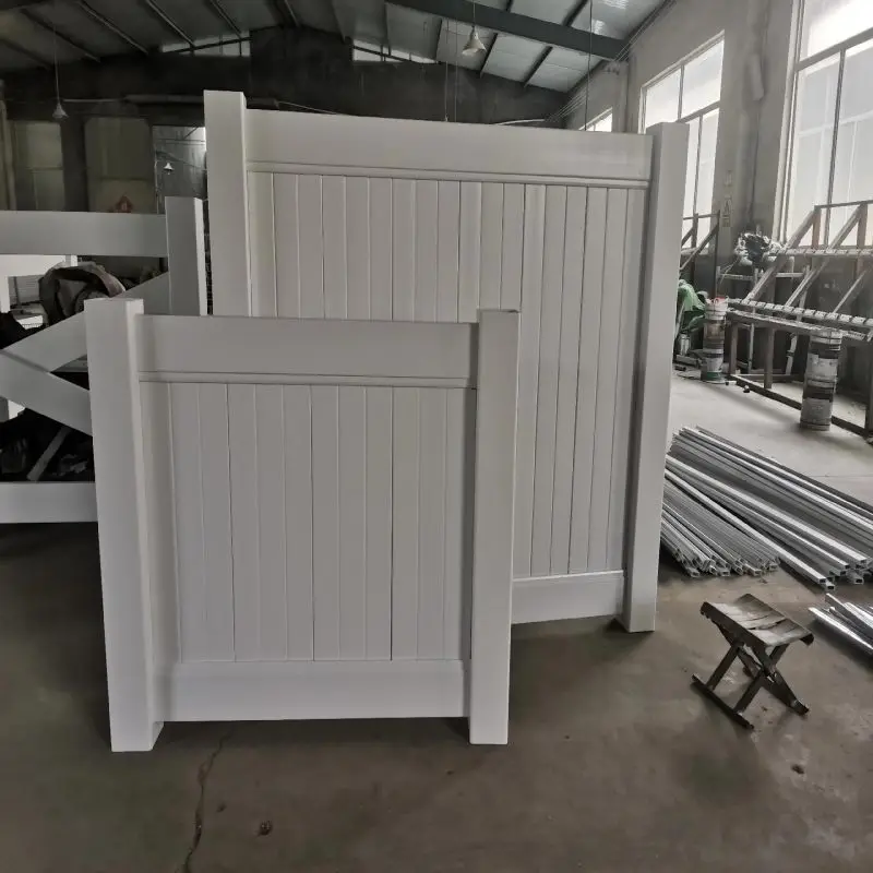 UV Protection White Cheap PVC Vinyl Privacy Fence Panel for Garden and Home