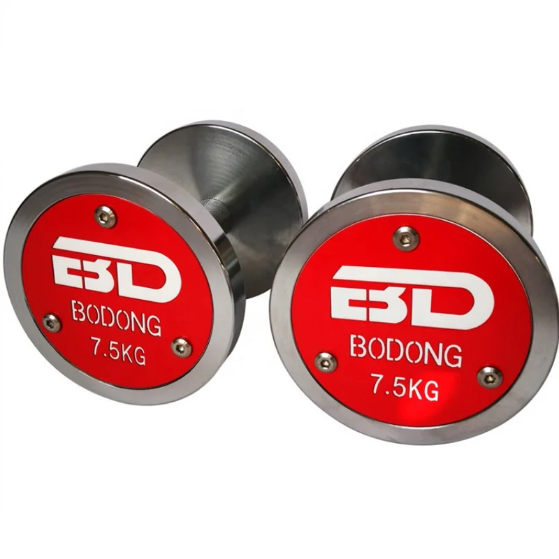 Commercial Gym Equipment Weights Dumbbells Fitness Rotate Stainless Steel Dumbbell