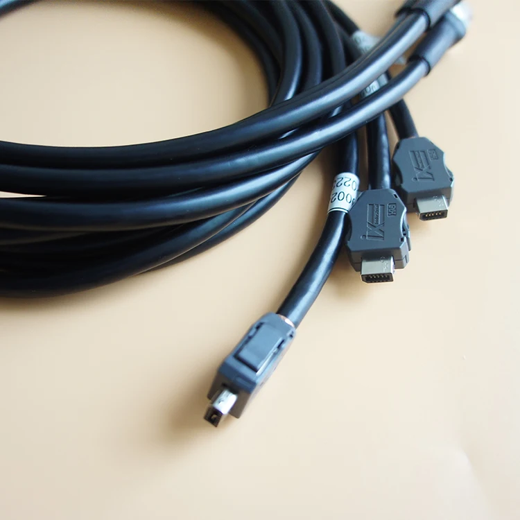 Custom  10 Pin 1mm Latch-Lock Type A to 8 Pin Cat5e IDC Gold Contact Connector Robot Cable Assembly Wiring Harness