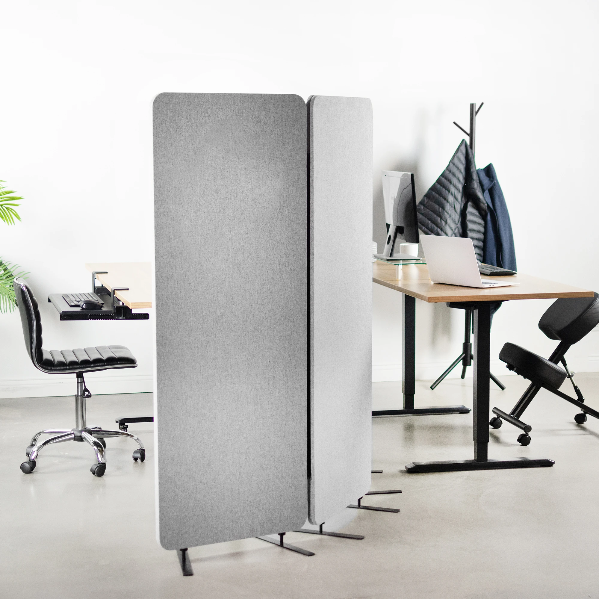 100% Polyester Fiber DIY Office Desk Divider Acoustic Partition Panels free standing  sound absorbing acoustic felt panel