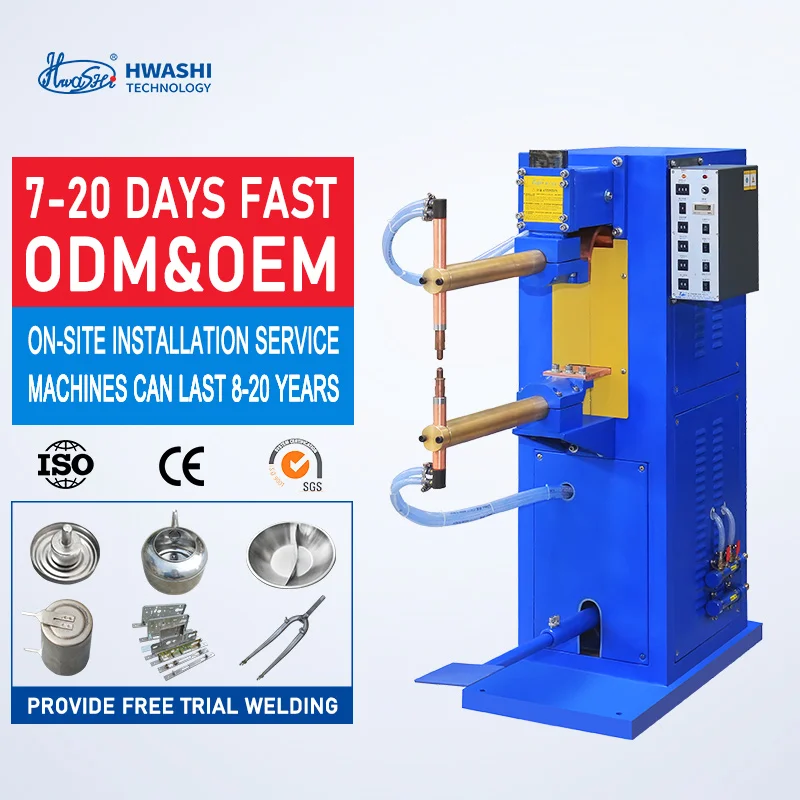 Hwashi Silver Contact Spot Welding Machine, Copper Plate Spot Welder Machine
