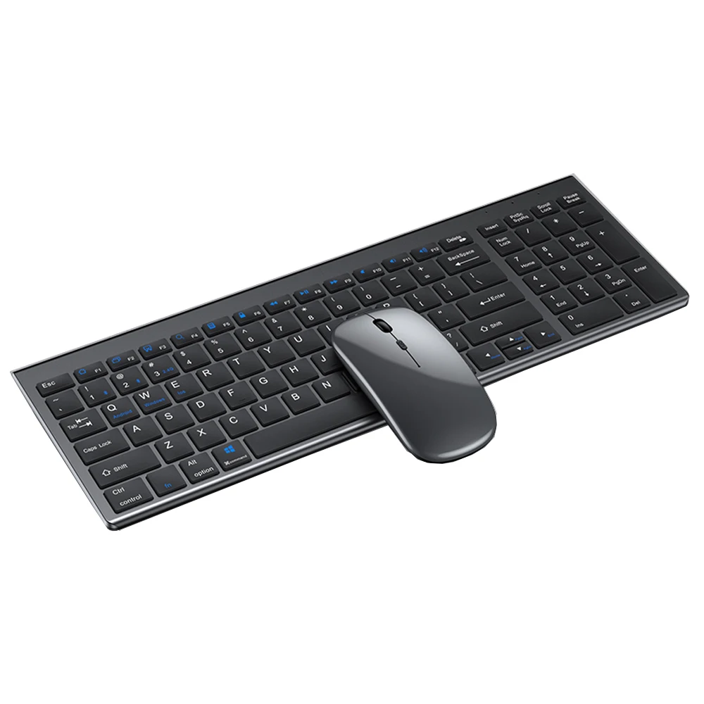 Cheap Factory Price Rechargeable BT 2.4G Wireless Keyboard And Mouse