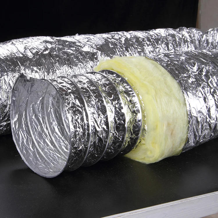 Different types duct fiberglass insulated duct fast delivery
