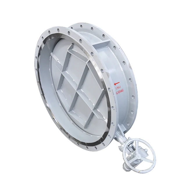 carbon steel fan smoke gas air butterfly damper valve