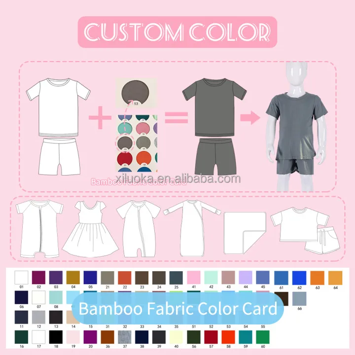 Global trendy Wholesale Sustainable bamboo spandex pajamas baby zippy Breathable sleeping jumpsuit all custom accept