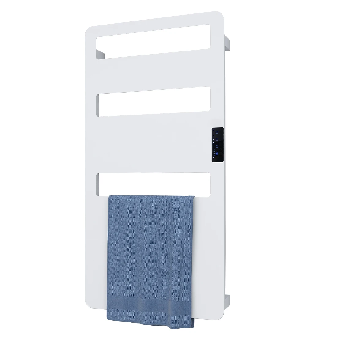 SANIPRO Hot Sale Bathroom Wall Mounted Electric Towel Heaters Clothes Dryer Smart Touch Timer Warm Heated Towel Racks