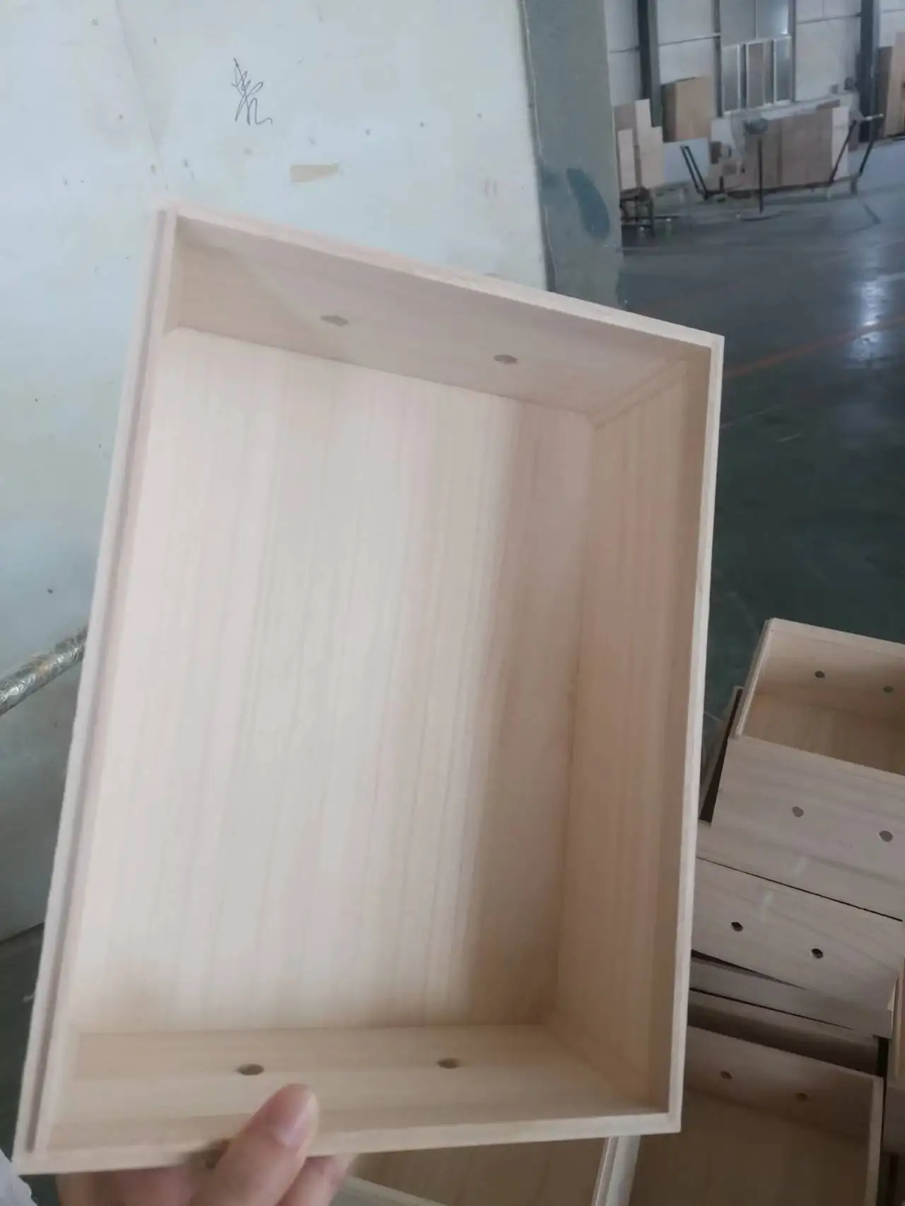 Wholesale OEM Wooden Box Hinge Lid Solid Pine Wood Keepsake arts and crafts Gift Boxes
