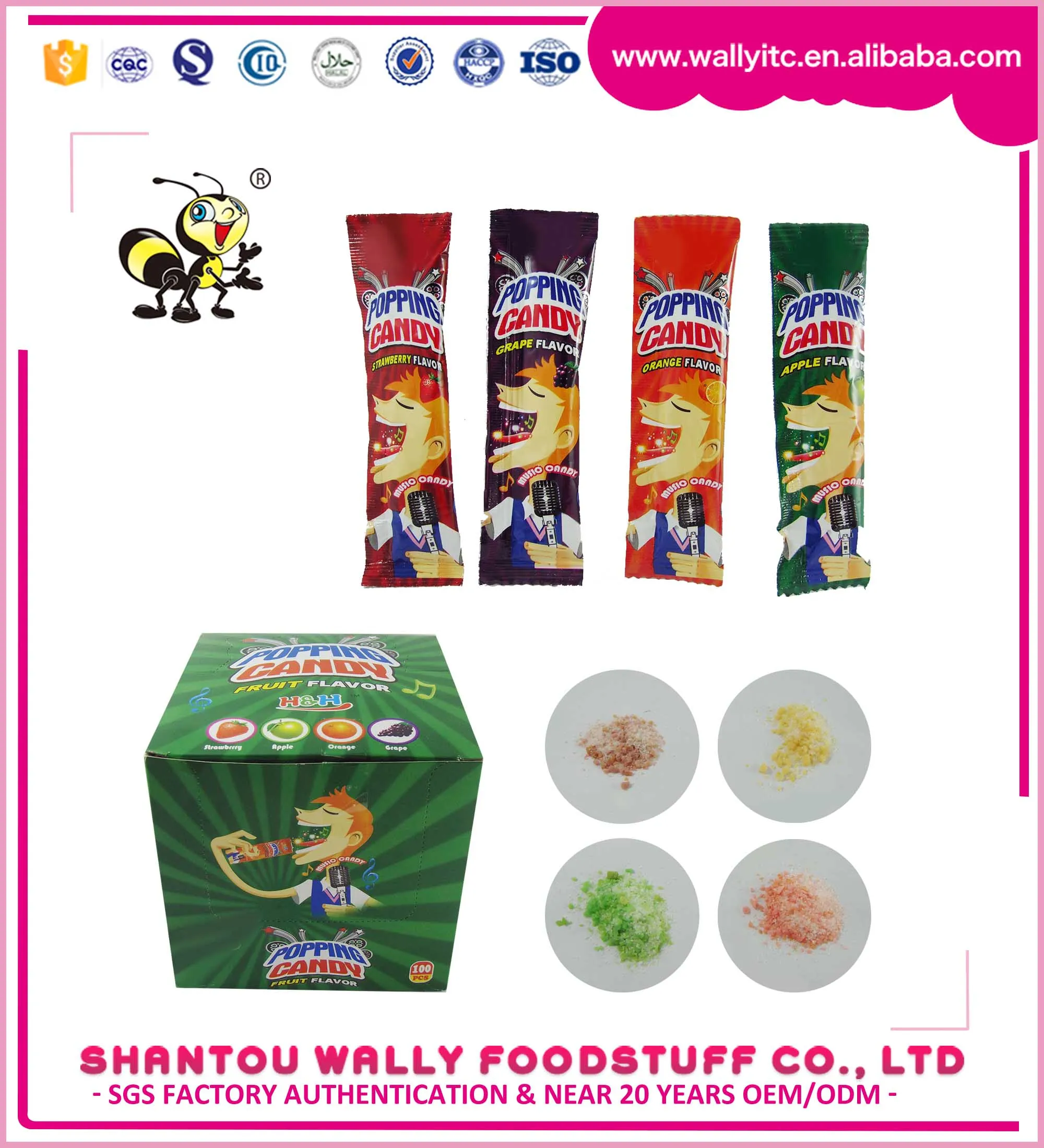 Забавная пудра 2 г всплывающая конфета с татуировкой