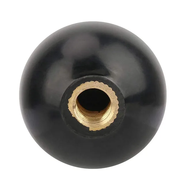 Ball Shaped Knob with M12 Female Thread Copper Nut for Machine Tools
