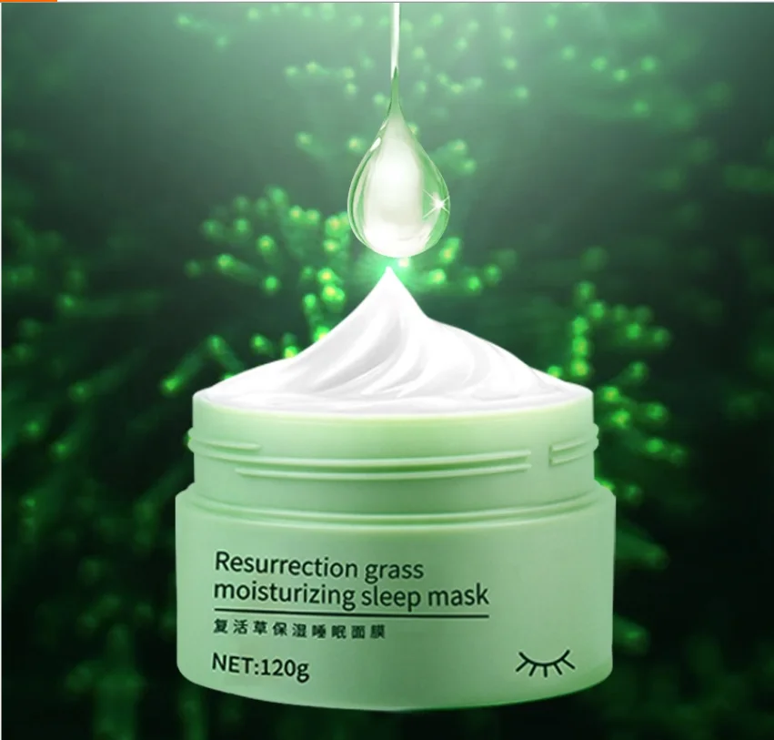 Korean Skin Care Deep Moisturizing Sleeping facial mask No Wash Resurrection Grass Sleeping beauty Mask cream mask