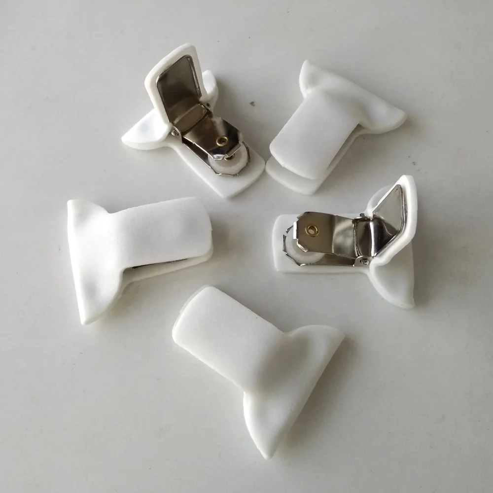 White bedding sheet clamps blanket fasteners comforter clips padded duvet clips