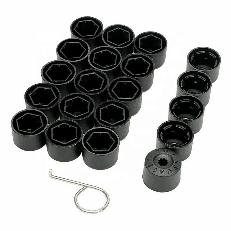 Factory Wholesale 16PCS Wheel Nut Covers+4PCS Locking Type Bolt Covers Wheel Nut With Tool For VW Golf Bora Passat Jetta
