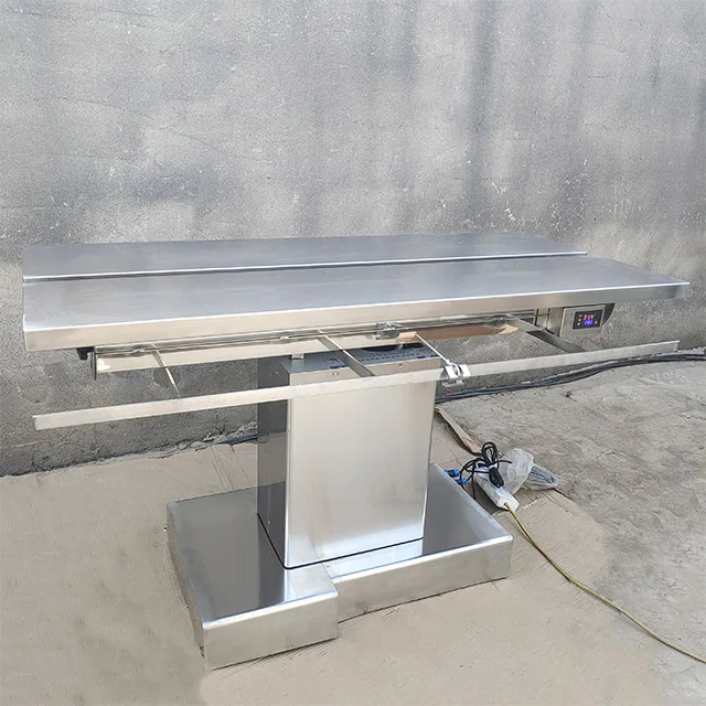 V Shaped Veterinary Operating Table Electric Lift V  Vet Surgery Table For Vet Clinic