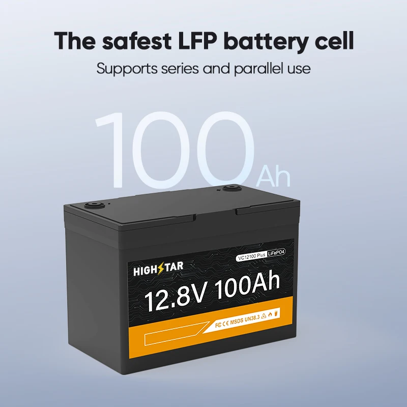 HIGHSTAR 12.8v100ah New Portable Outdoors Container Household Energy Storage Customized Lithium Battery