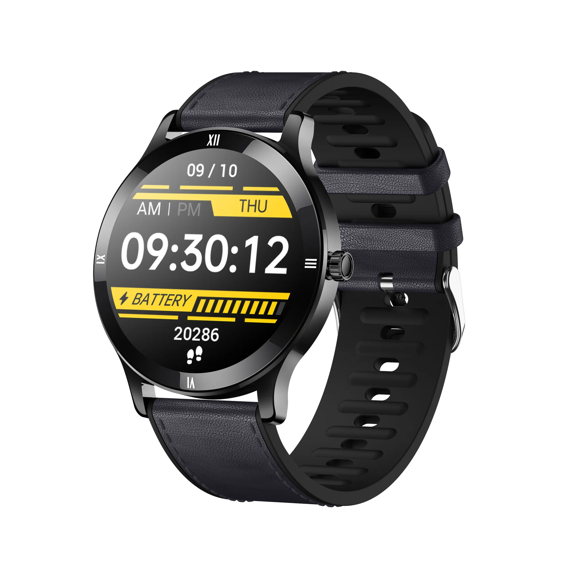 AMOLED Display Smart Watch Oxygen HeartRate Themometer Sports Bracelet Watch Phone Hang-Up Call Band