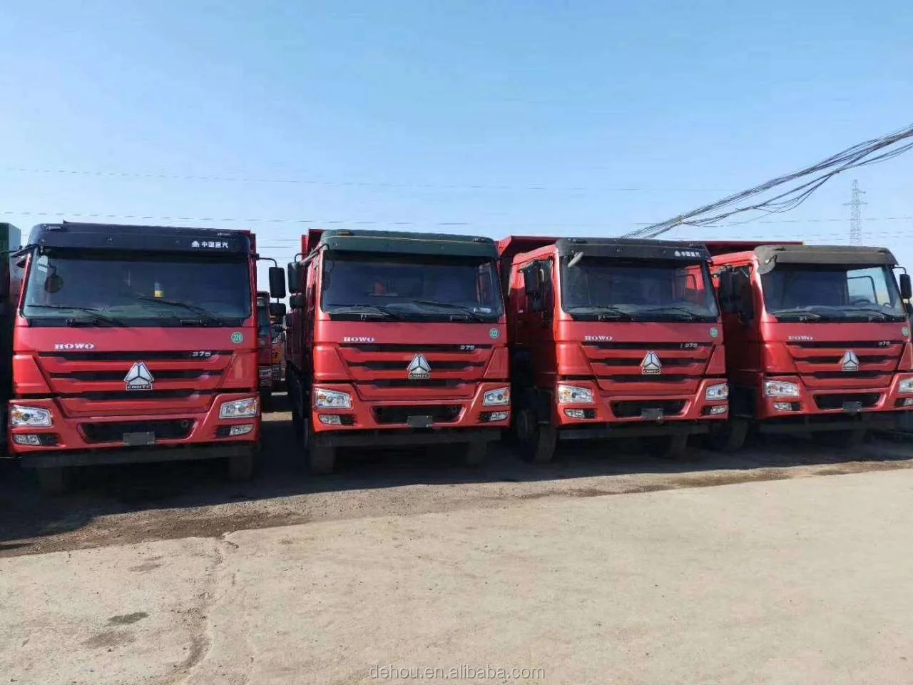 Hot Sell 6x4 Second Hand Chinese Brand Howo Used Truck Trailer Tractor 375hp