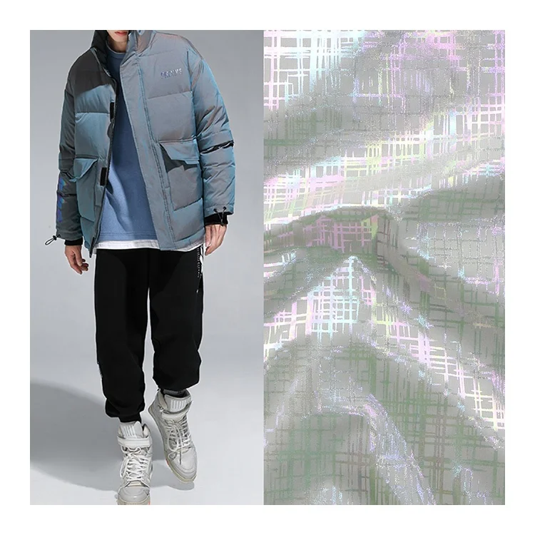 Matt foiled rip stop nylon ripstop fabric manufacturers for clothing