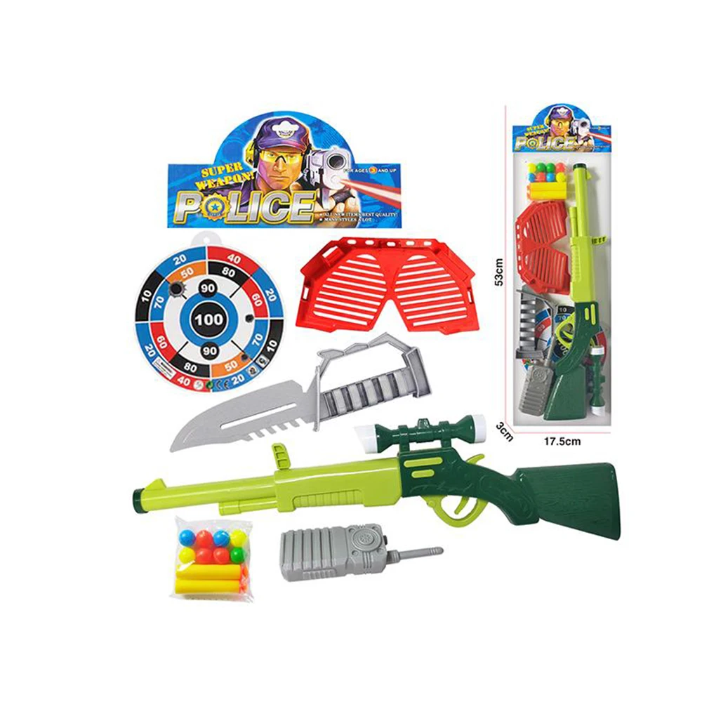 Cheapest Soft Bullet Toy Gun Ping Pong Ball Gun Toy 1 Dollar Toys Shooting Game