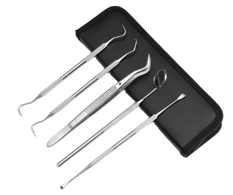 
Stainless Steel Instruments Dental Surgical Cleaning Teeth Tools Oral Hygiene Kit 