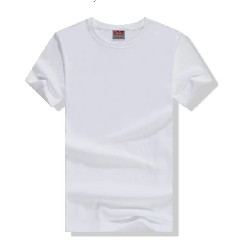 High Quality Wholesale  soft feel sport cheap unisex  Custom Printing White cotton t-shirt breathable t shirts