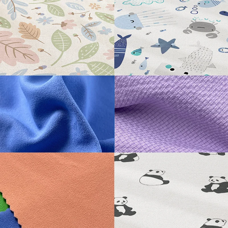 Wholesale Price Eco-Friendly, Swimsuit Bikinis Wicking Quick Dry Fit Breathable Recycled Polyester Spandex Plain Fabric