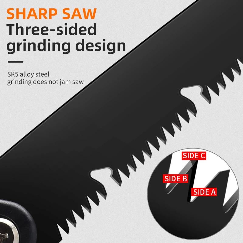 270mm Professional Custom Garden Use Foldable Pruning Saw Hand Folding Saw for Cutting Wood